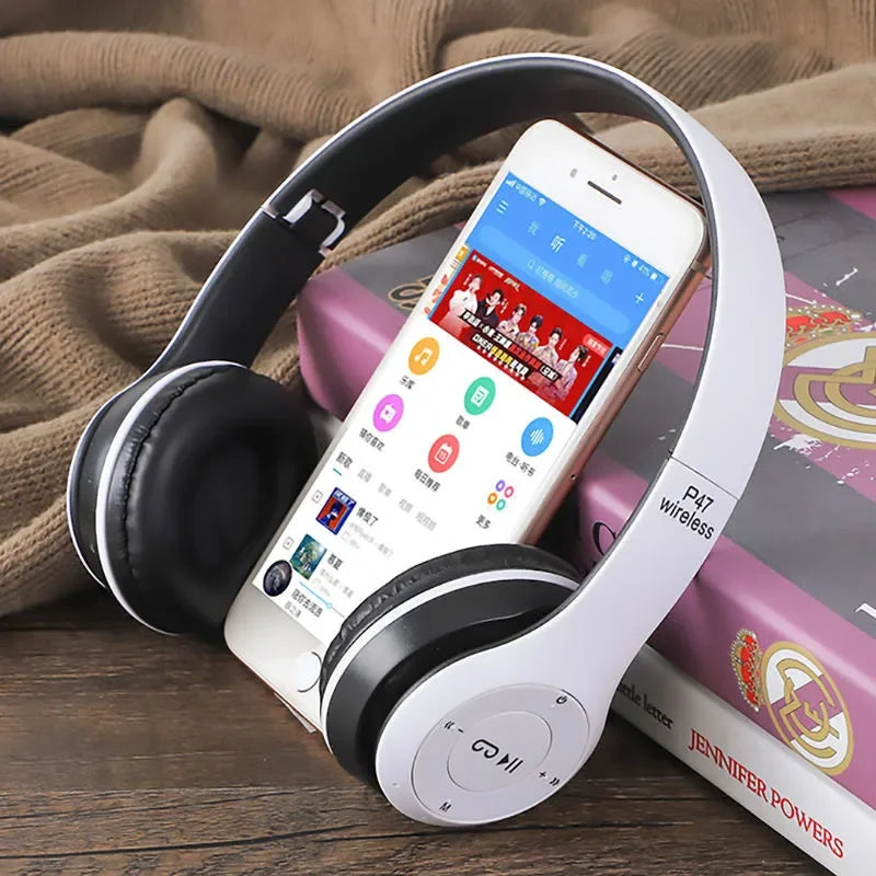 Bluetooth Wireless Over-Ear Headphones With Mic